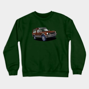 Brown Matra Rancho Car Crewneck Sweatshirt